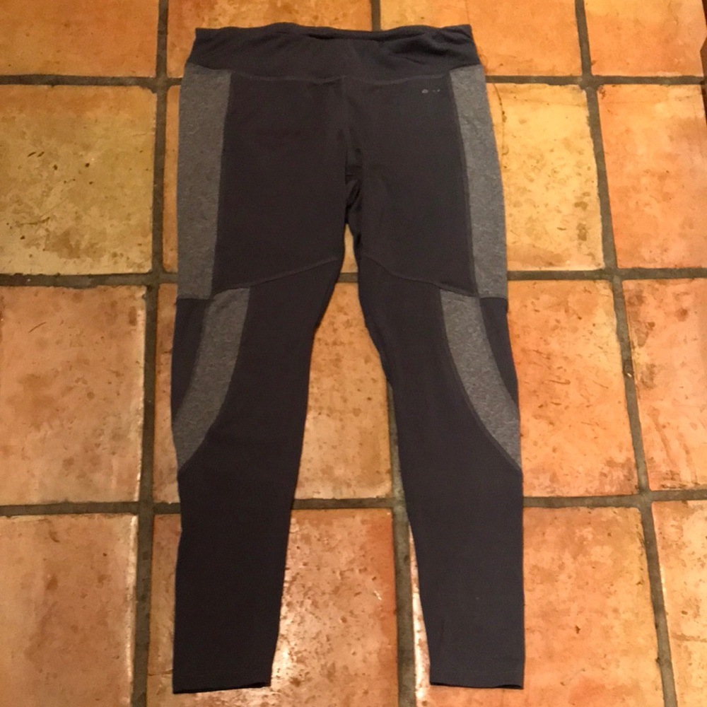 Jockey athletic leggings gray size large